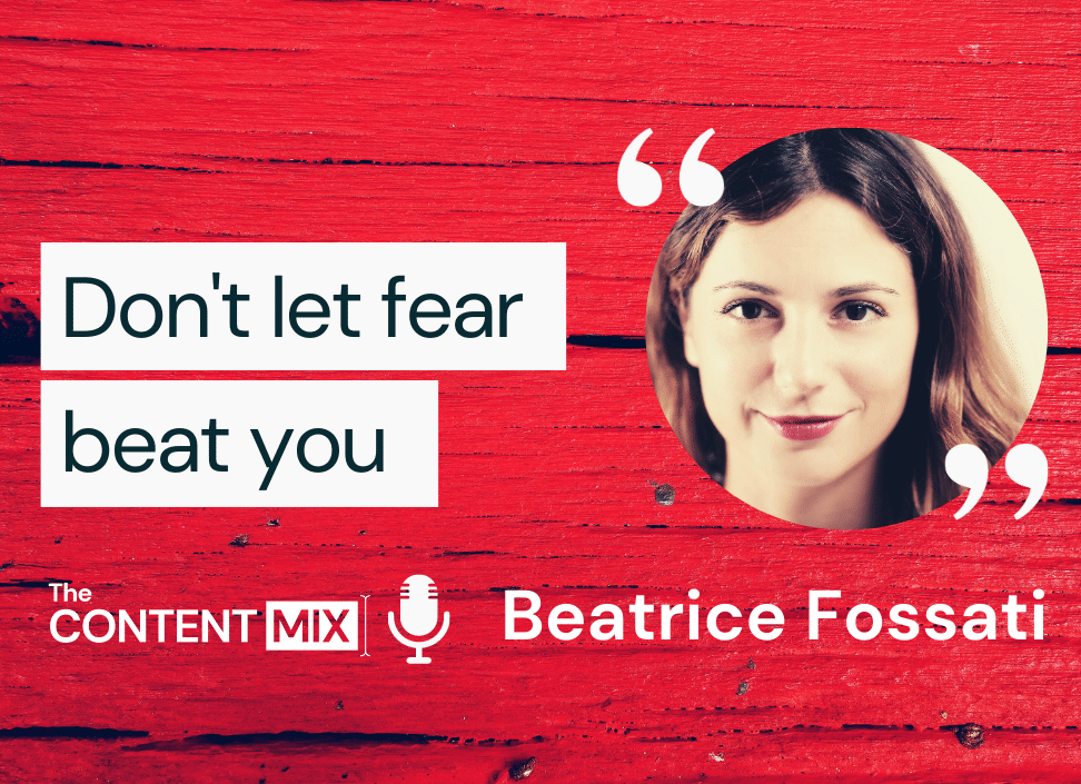 The Content Mix podcast interview with Beatrice Fossati, Founder of The Feed Group, on tips for entrepreneurs in marketing and social media