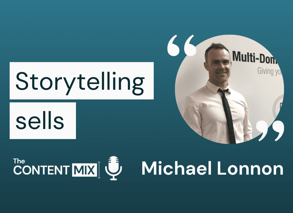 The Content Mix podcast interview with Michael Lonnon, UK-based master of marketing for Stibo Systems