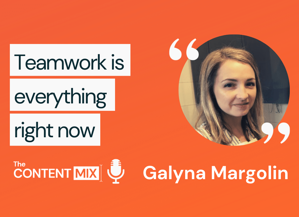 The Content Mix podcast interview with Galyna Margolin, polyglot and localization marketing expert at Payoneer