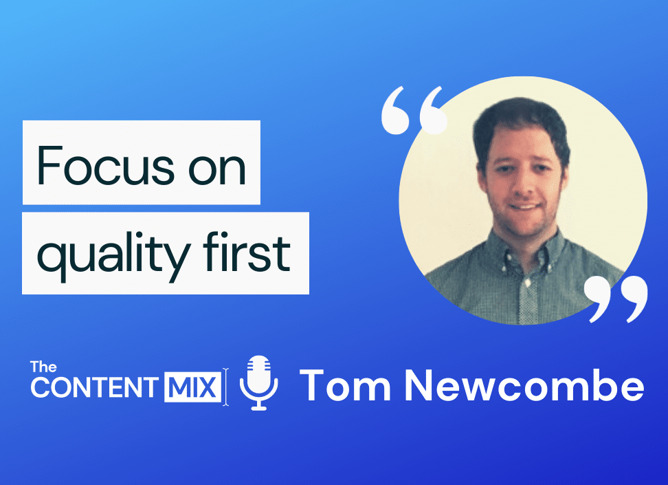 The Content Mix podcast interview with Tom Newcombe, global marketing content manager at CWT