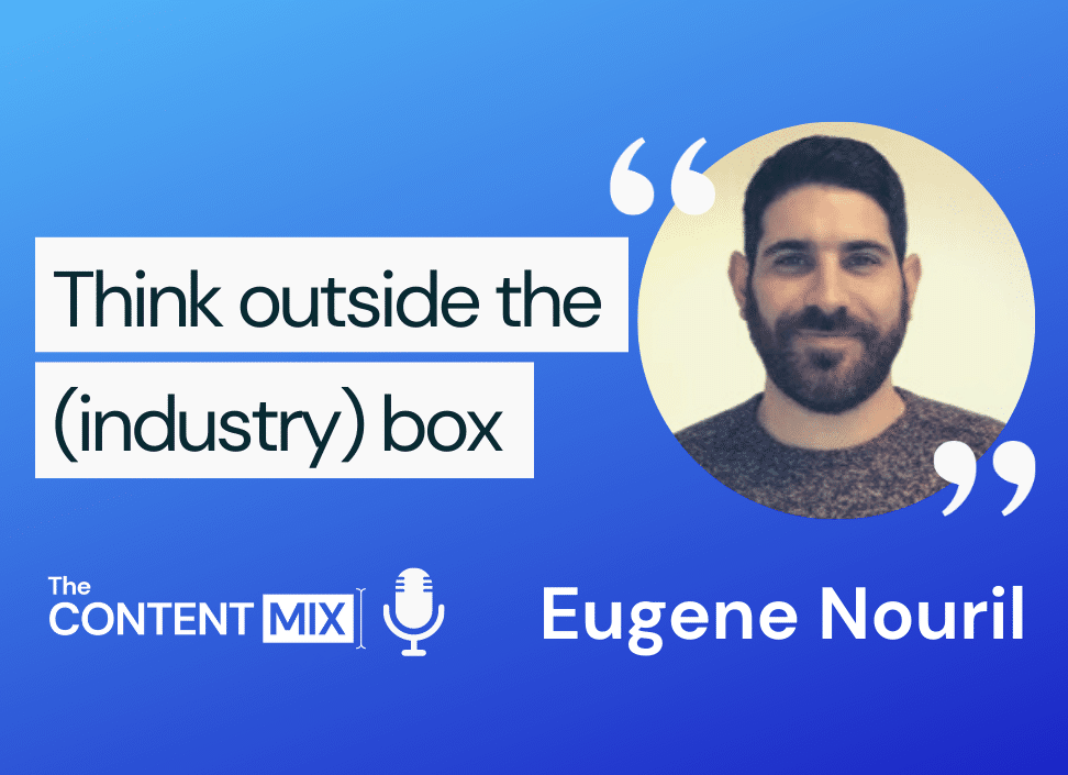 The Content Mix podcast interview with Eugene Nouril, EMEA marketing director at JLL, on real estate marketing