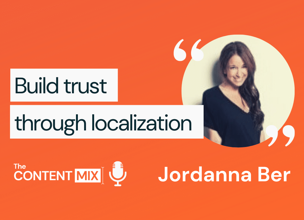 The Content Mix podcast interview with Jordanna Ber, head of localization at Rover