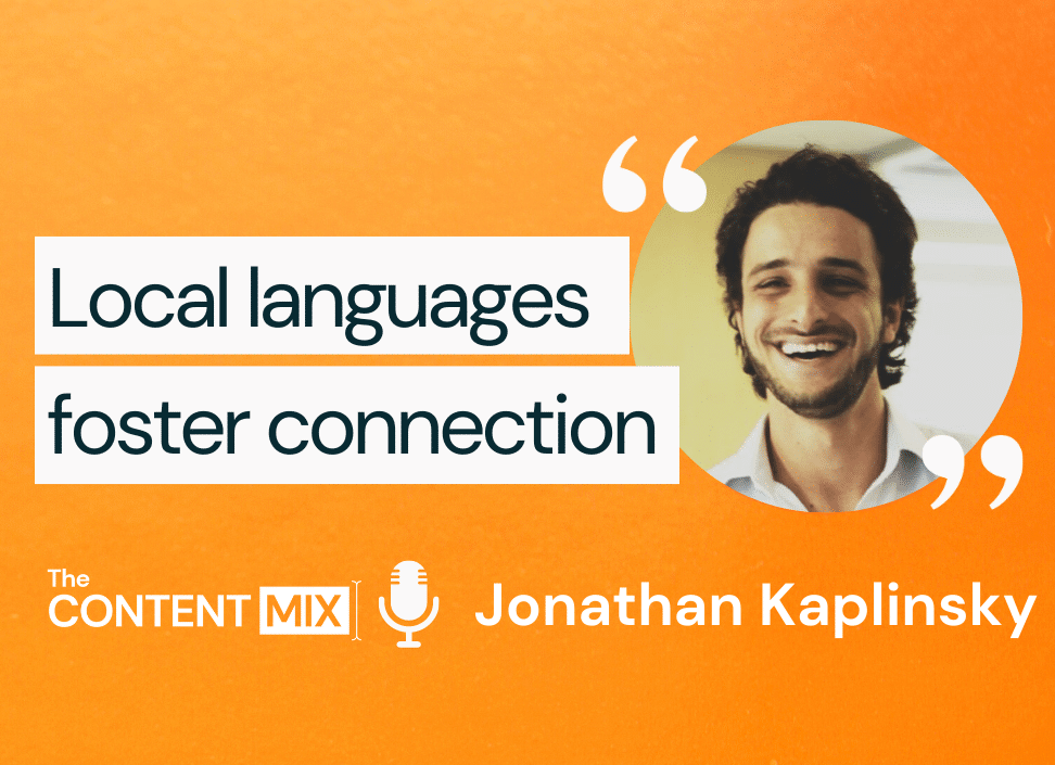 The Content Mix podcast interview with Jonathan Kaplinsky, EMEA marketing manager at Hasbro