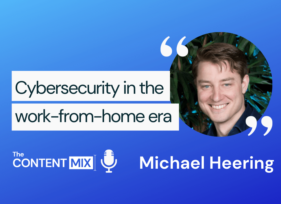 The Content Mix podcast interview with Michael Heering, marketing director at SANS Institute, a global cybersecurity company