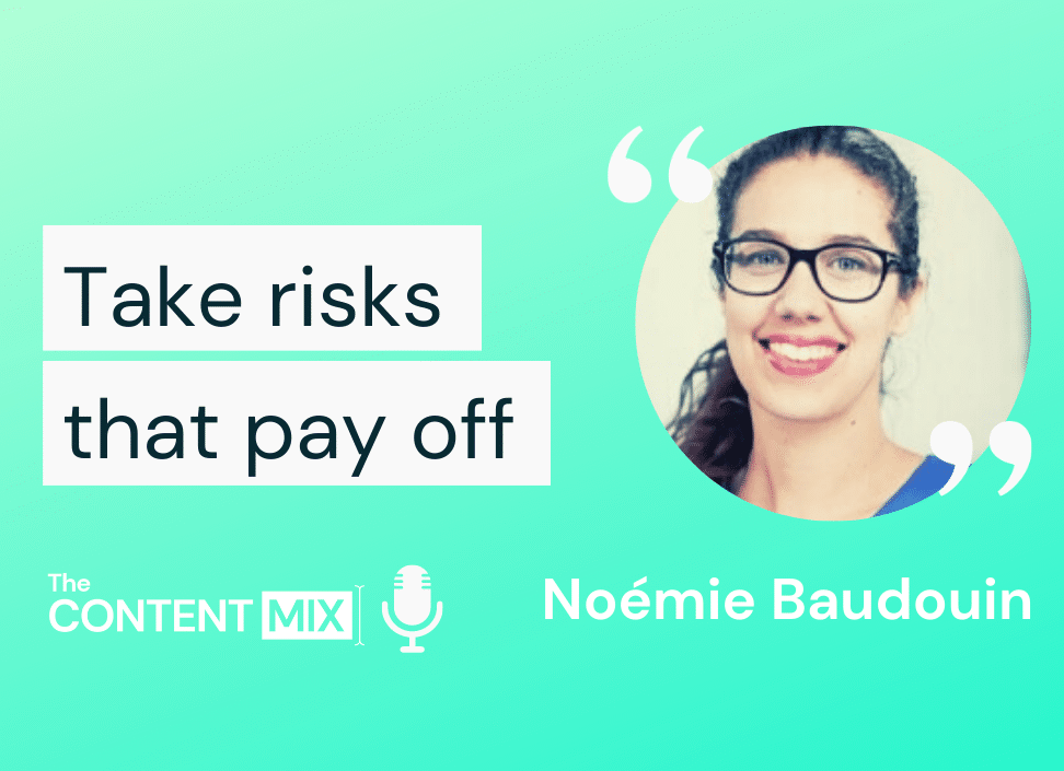 Noémie Baudouin, B2B content manager at JobTeaser