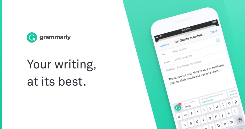 Grammarly-best-content-marketing-app