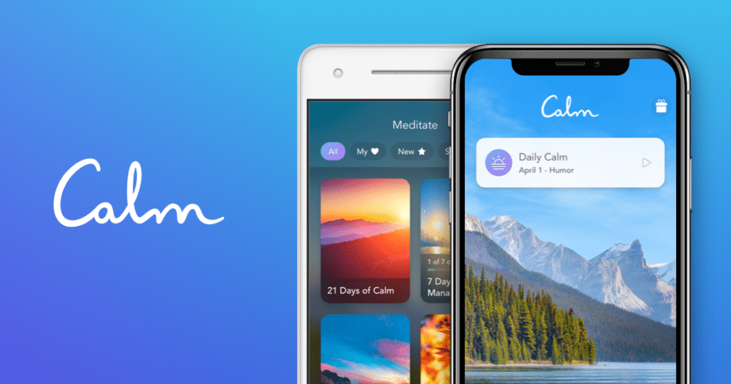 Calm is one of the best rated apps among content marketers