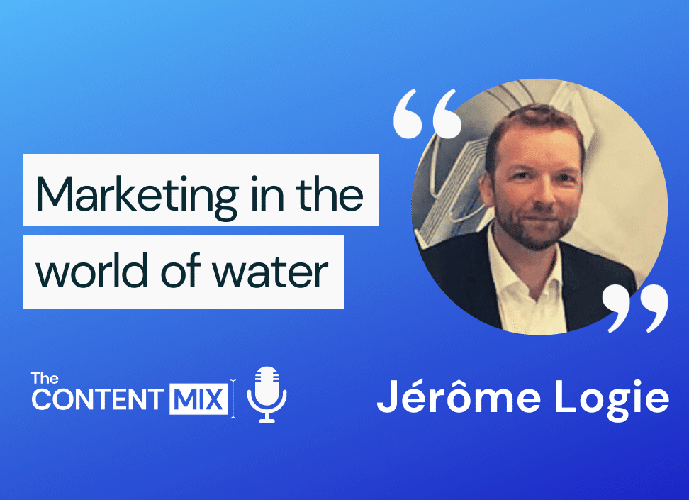 The Content Mix podcast interview with Jérôme Logie, EMEA marketing manager at Pall Water, on marketing for the water industry