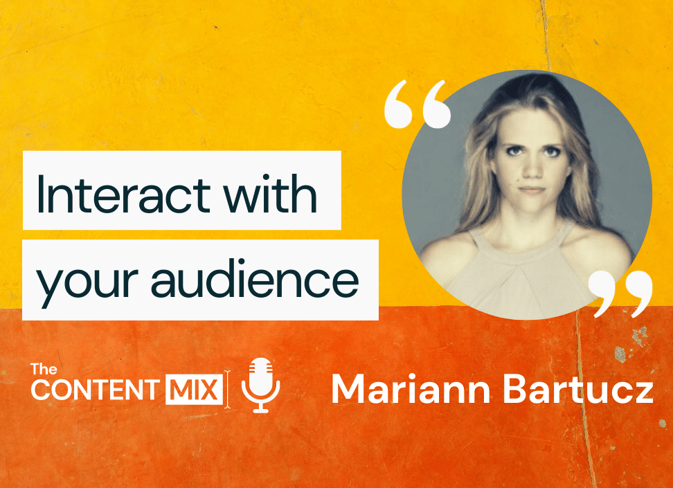 Interview with Mariann Bartucz, online marketing manager at Starschema for The Content Mix podcast