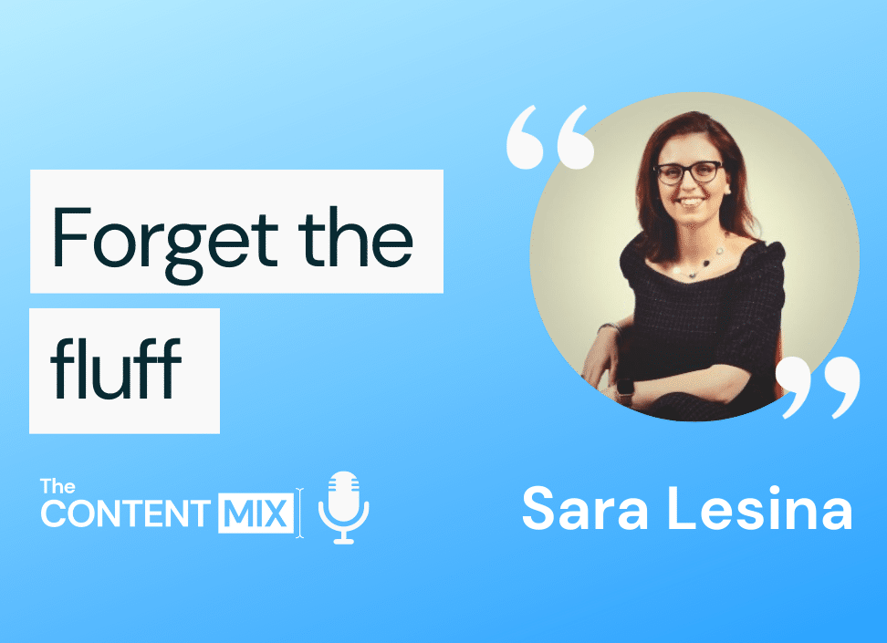 Forget the fluff – Sara Lesina, global marketing lead at Lonza