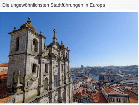 Die ungewöhnlichsten Stadtführungen in Europa