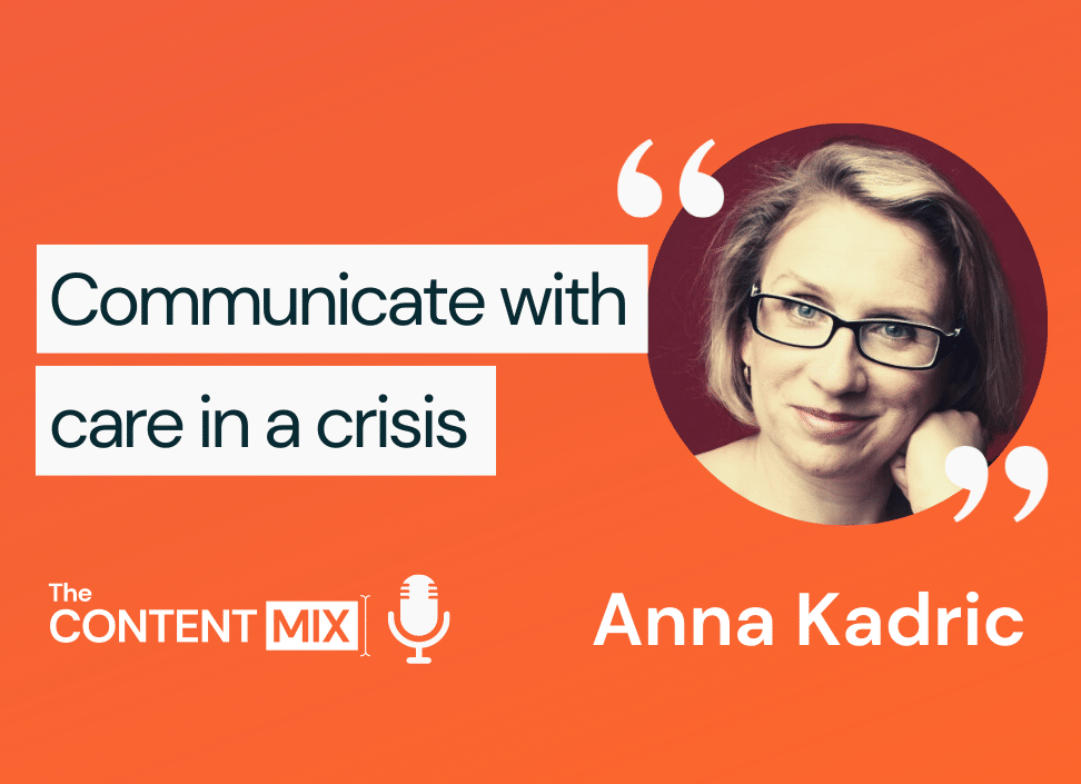 The Content Mix podcast interview with Anna Kadric, head of Content, Channels & Media at Nordea, on authentic communication