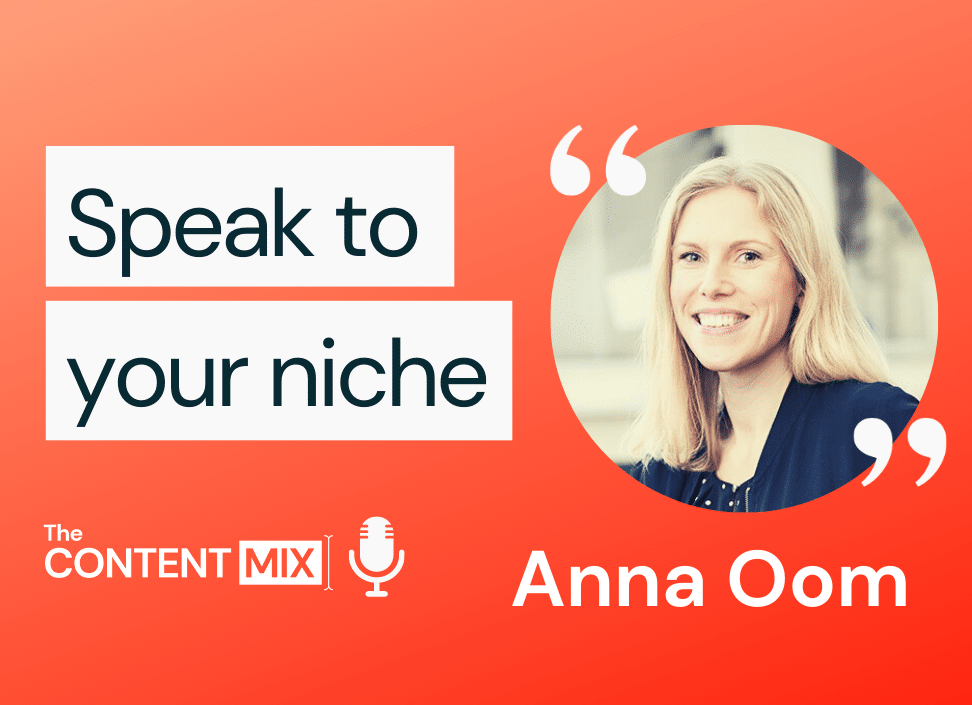 The Content Mix podcast interview with Anna Oom, global content marketing manager for Qmatic on customer journey management