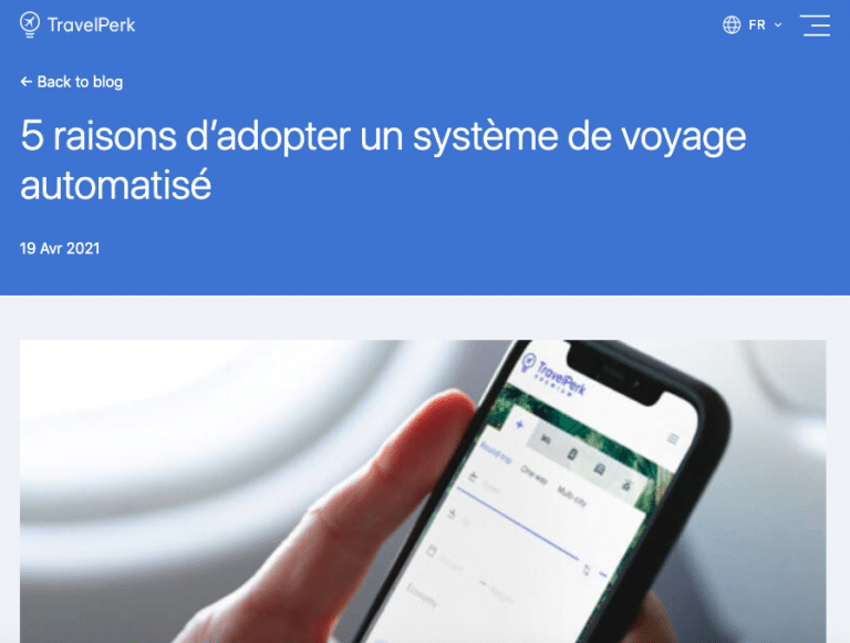 5 raisons d’adopter un système de voyage automatisé TravelPerk