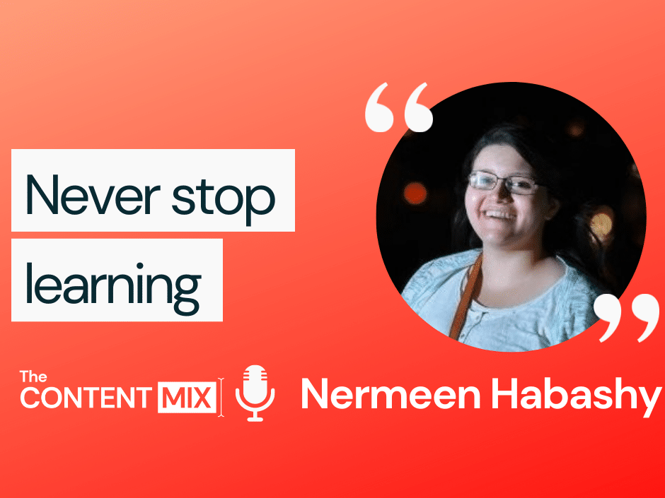 The Content Mix podcast interview with VeraContent's Kyler Canastra and Nermeen Habashy,