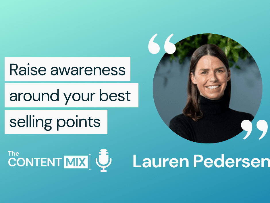 The Content Mix podcast interview with VeraContent's Kyler Canastra and Lauren Pederson, CMO at Airthings, on using education-based marketing to raise awareness around air quality: