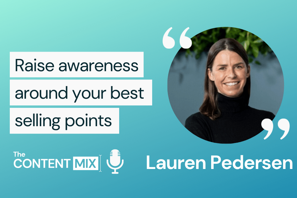 The Content Mix podcast interview with VeraContent's Kyler Canastra and Lauren Pederson, CMO at Airthings, on using education-based marketing to raise awareness around air quality: