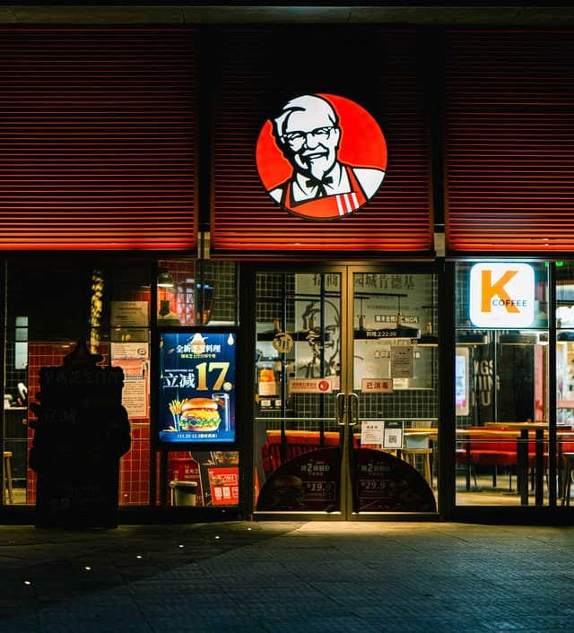 An image of KFC in China in an article mentioning KFCs glocalization strategy