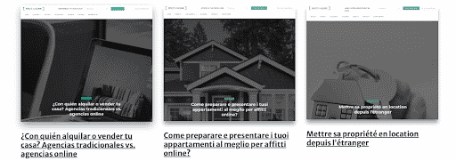 An example of multilingual content created for Spotahome