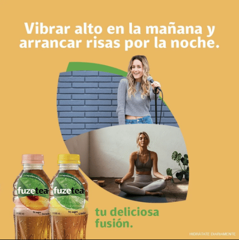 Fuze Tea Spanish advert