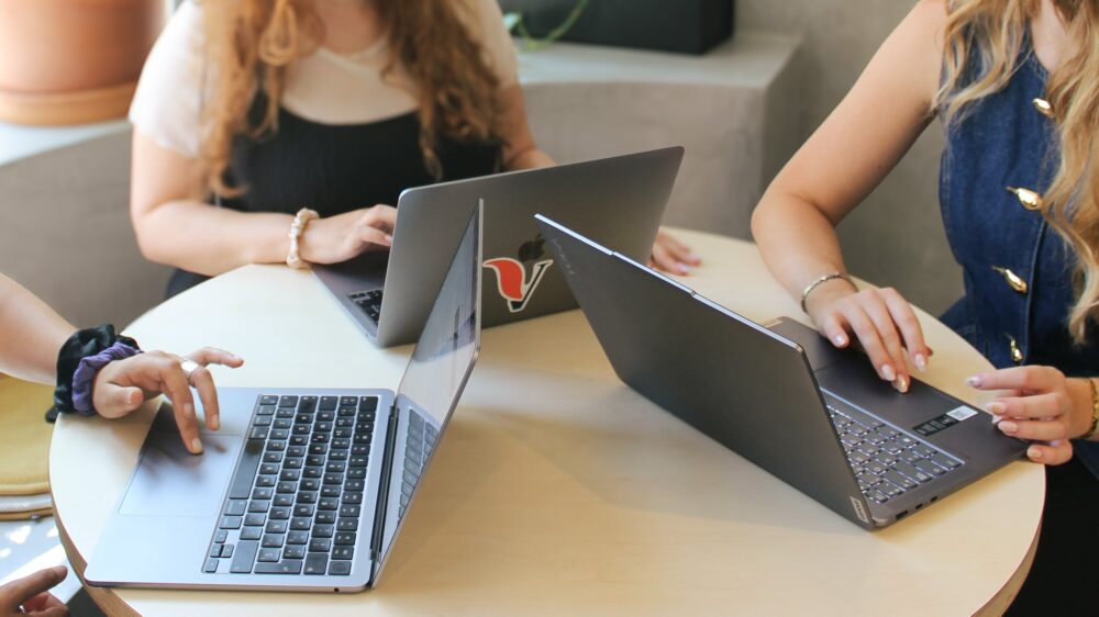 VeraContent team laptops