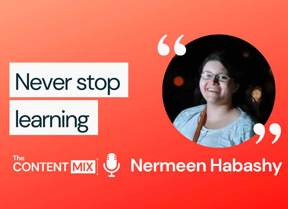 The Content Mix podcast interview with VeraContent's Kyler Canastra and Nermeen Habashy,