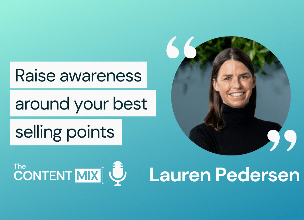 The Content Mix podcast interview with VeraContent's Kyler Canastra and Lauren Pederson, CMO at Airthings, on using education-based marketing to raise awareness around air quality: