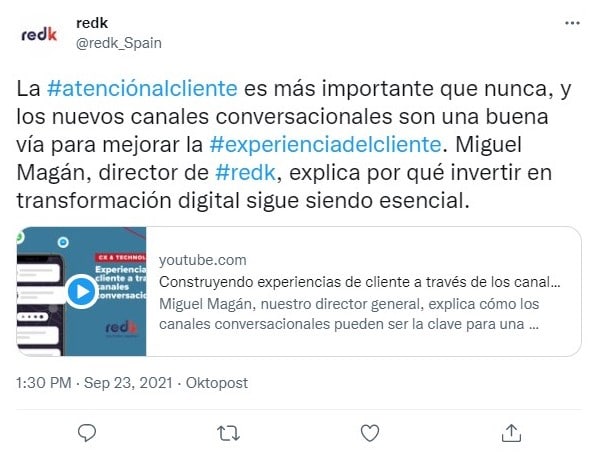 redk tweet
