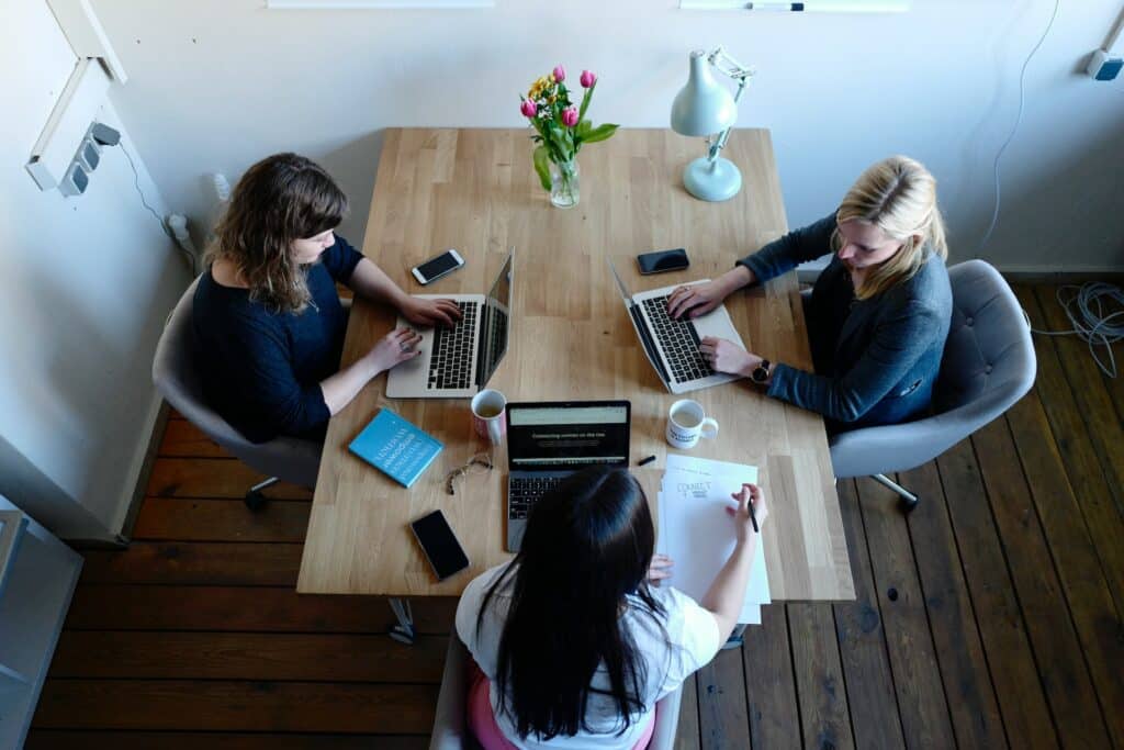 An international team working on how to get international clients