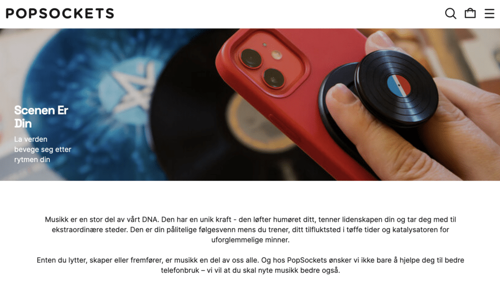 Localizing marketing campaigns into seven European languages | Popsockets by VeraContent
