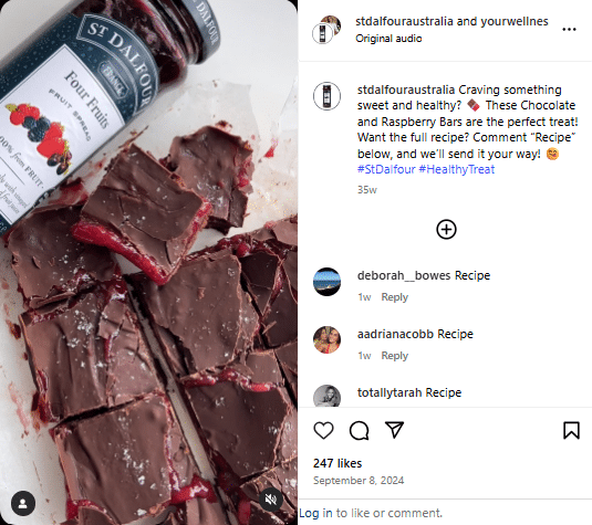 St. Dalfour Australia collaboration example
