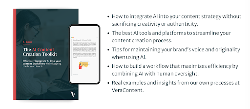 The AI content toolkit by VeraContent